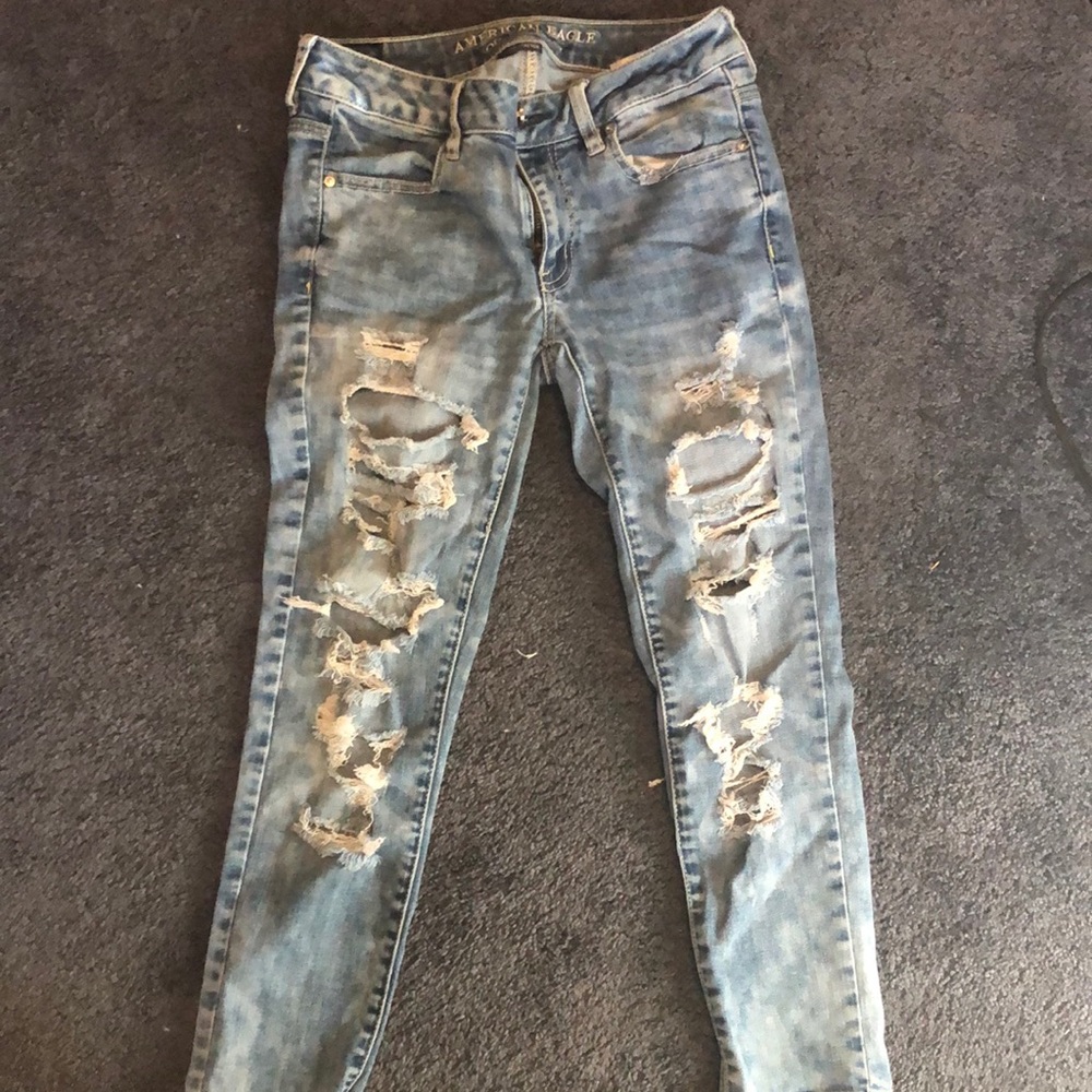 AE distressed jeans
